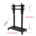 Soporte de monitor giratorio soporte extraíble tv tv monte de pared led negro altura ajustable tv stand